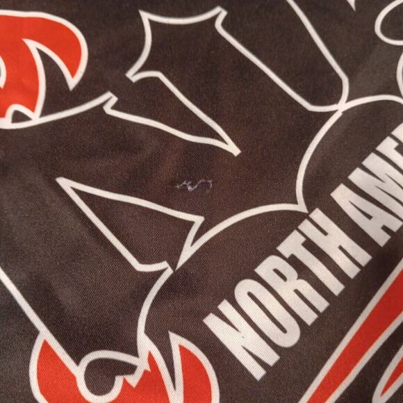 NAGA FIGHTER Board Shorts Men's Size 34 Black Red White Surf Swim Trunks READ - Picture 10 of 12